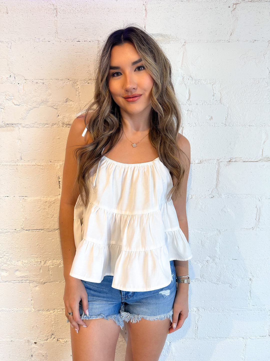 Tessa Tiered Top, Tops, Adeline, Adeline, dallas boutique, dallas texas, texas boutique, women's boutique dallas, adeline boutique, dallas boutique, trendy boutique, affordable boutique