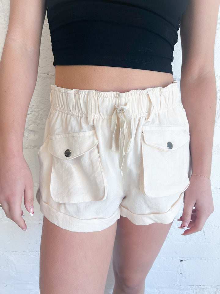 Out About Town Drawstring Shorts, Shorts, Adeline, Adeline, dallas boutique, dallas texas, texas boutique, women's boutique dallas, adeline boutique, dallas boutique, trendy boutique, affordable boutique