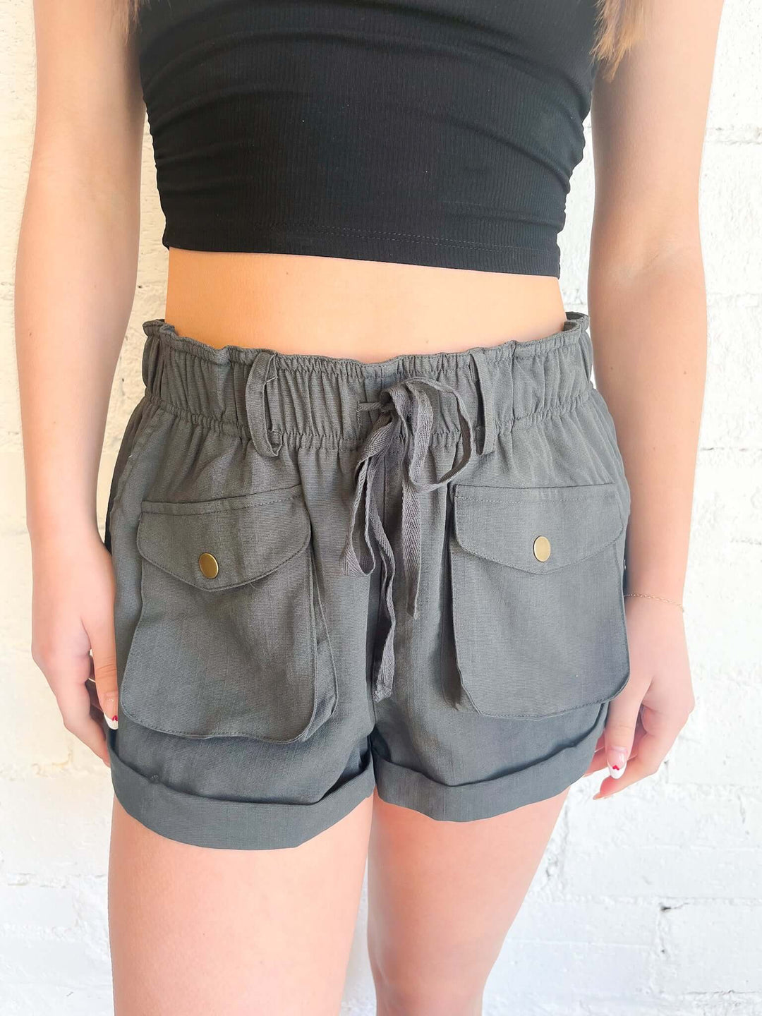 Out About Town Drawstring Shorts, Shorts, Adeline, Adeline, dallas boutique, dallas texas, texas boutique, women's boutique dallas, adeline boutique, dallas boutique, trendy boutique, affordable boutique