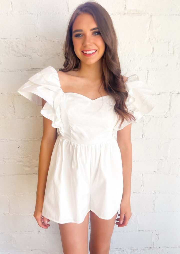 Cute As A Button Romper, romper, Adeline, Adeline, dallas boutique, dallas texas, texas boutique, women's boutique dallas, adeline boutique, dallas boutique, trendy boutique, affordable boutique