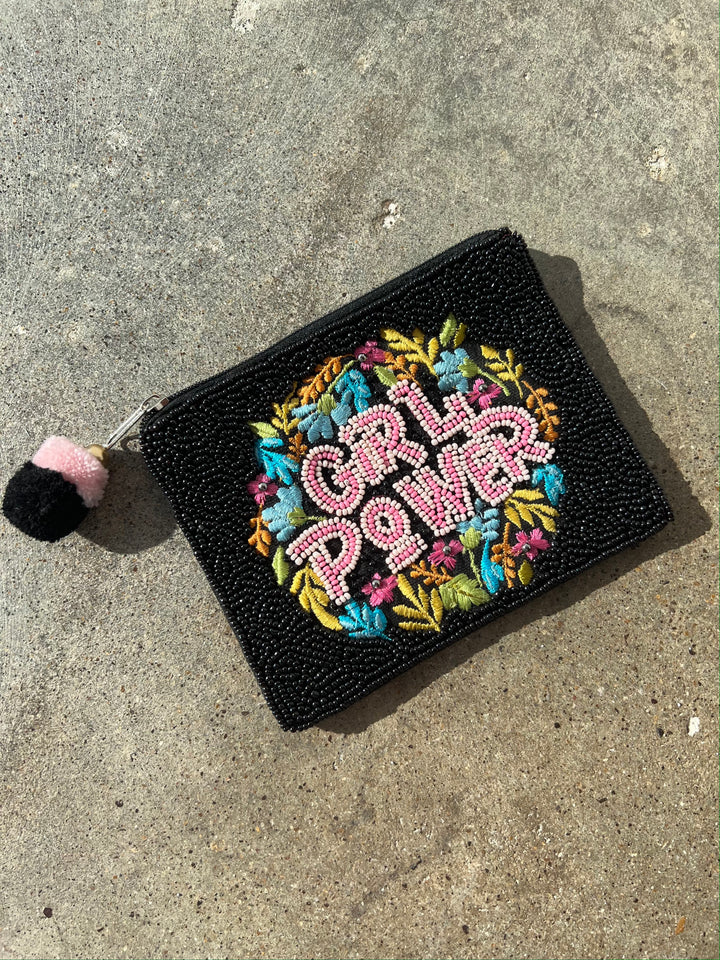 Girl Power Pouch, Purses, Adeline, Adeline, dallas boutique, dallas texas, texas boutique, women's boutique dallas, adeline boutique, dallas boutique, trendy boutique, affordable boutique