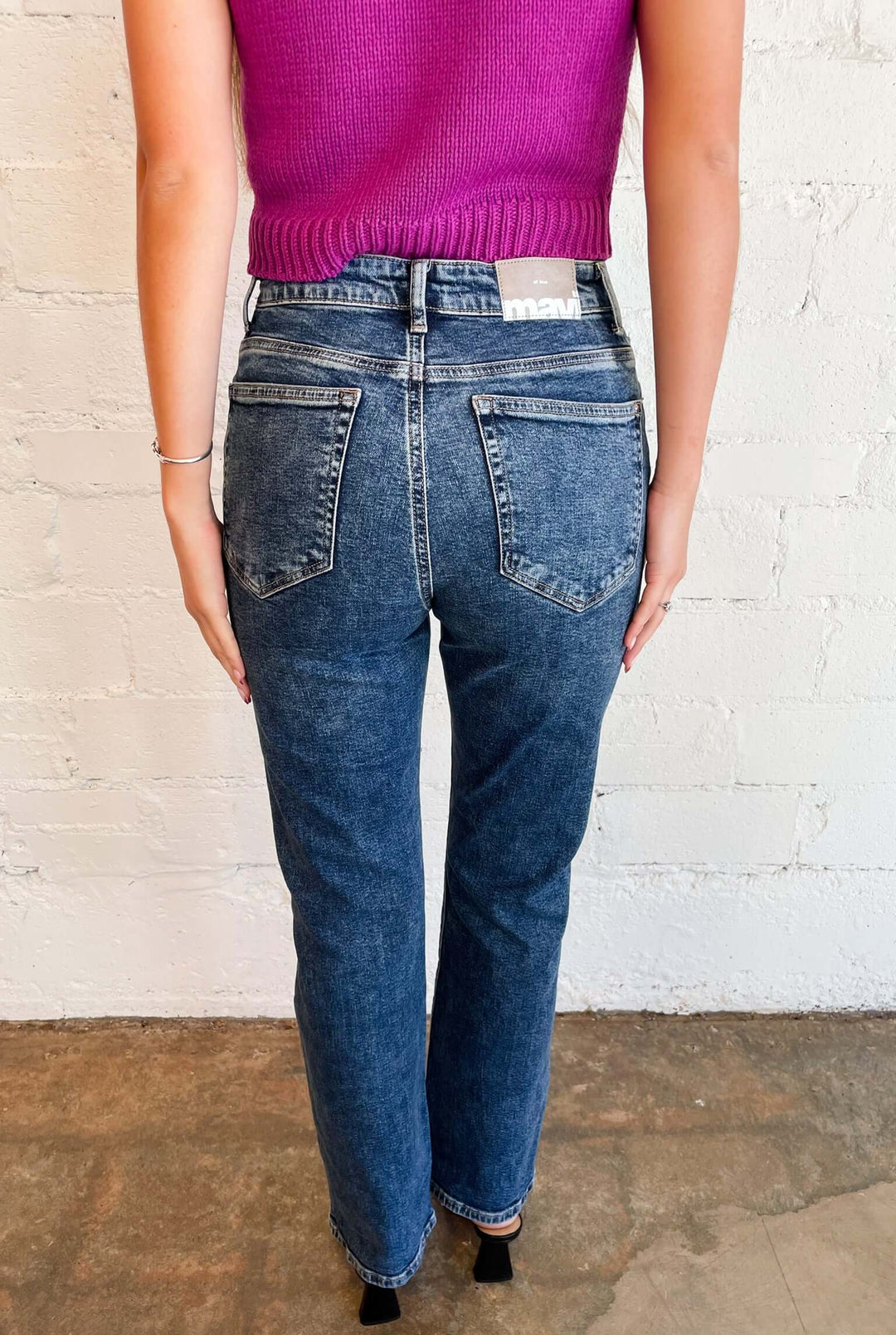 Mavi Barcelona Mid Ripped Recycled Blue, Pants, Mavi Jeans, Adeline, dallas boutique, dallas texas, texas boutique, women's boutique dallas, adeline boutique, dallas boutique, trendy boutique, affordable boutique